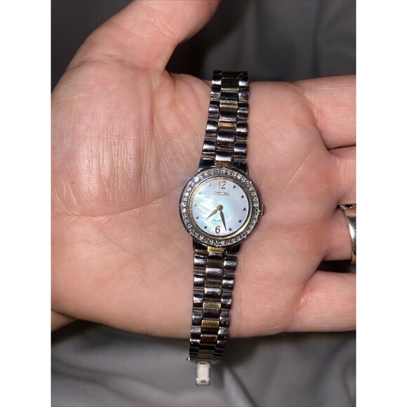 CITIZEN Two Toned ECO DRIVE NEW BATTERY B023 06503 Watch Resist Diamond Line - Picture 9 of 9